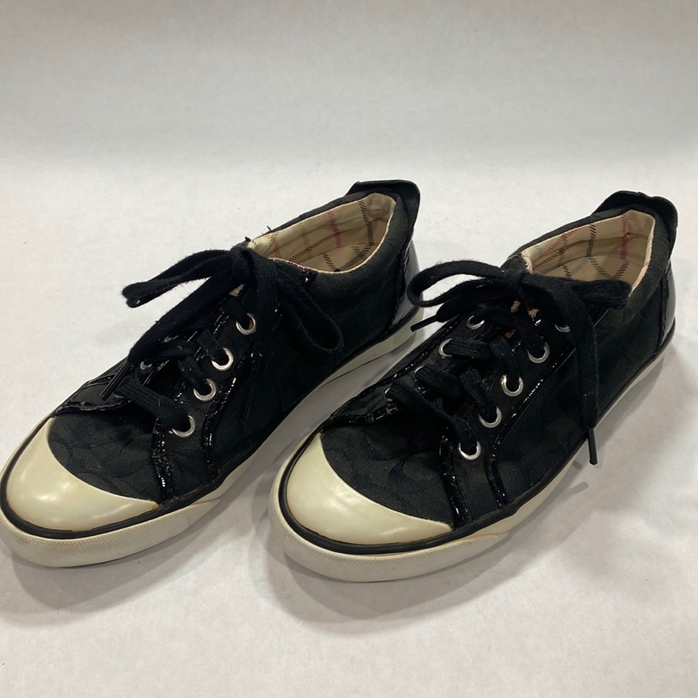 Coach Barrette logo‎ monogram sneakers black